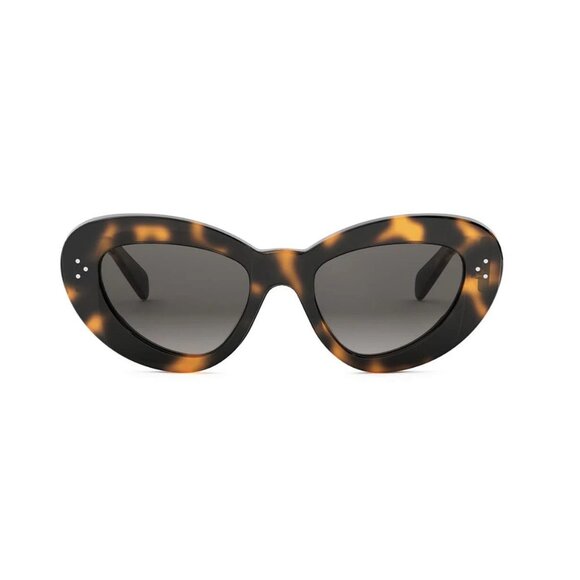NEW CELINE SUNGLASSES WOMEN HAVANA BROWN CAT EYE EYEWEAR CELINE CL40320U 52F main image 4